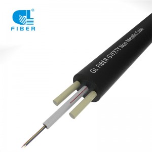 Cable de fibra óptica aéreo para exteriores no metálico GYFXTY