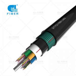 Cable de fibra óptica de fibra de fibra de doble blindaje blindado Gyty53