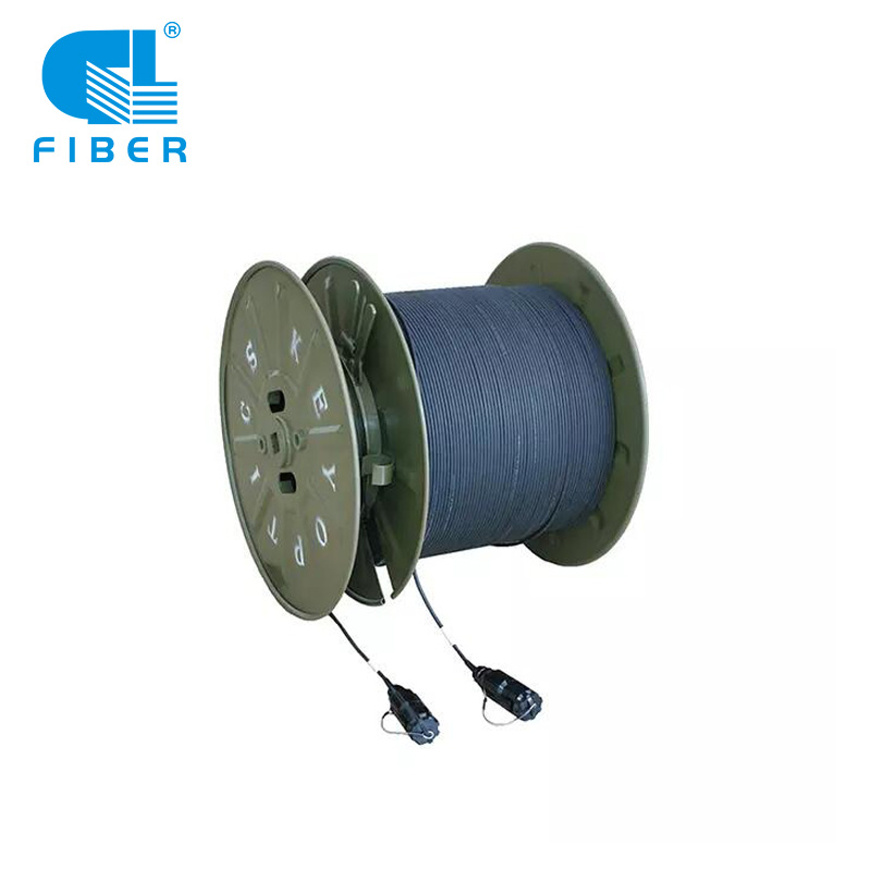 China Military Communication System Tactical Fiber Optic Cable