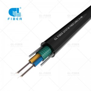 8-12 Core GYXTW Fiber Optic Kabel Foar Aerial en Duct Application