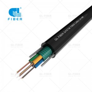 24-48 Core GYXTW Amored Cable សម្រាប់កម្មវិធីពីលើអាកាស និងបំពង់